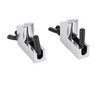 JTLB Pince à les Tuyaux de Véhicule, Pince de Serrage de Conduite de Frein en Métal, 2 Pièces, Universelle pour SUV, Motos, Camions, avec Finition Chromée, Conception Conviviale,