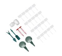 JTLB Plastique de Distributeur de Semis Portable, Manuel Portable, Manuel Portable avec 5 Fichiers pour Faire Pousser des Fleurs de Légumes, Idéal pour Les Amateurs de Jardinage