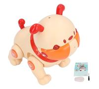 JTLB Robot pour chien avec télécommande - Sensible au toucher - Intelligent - Interactif - Marche - Lecture - Jouets électroniques pour animaux domestiques - Cadeaux pour enfants (orange)