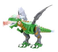 JTLB Robot pulvérisateur de brouillard - Jouet dragon pour enfants - Dinosaure changeant - Spray d'eau cracheur de feu avec lumières et sons (vert)