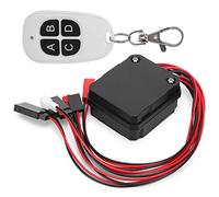 JTLB Télécommande de treuil en métal de voiture RC compatible SCX10 D90 1/10 modèle de voiture RC