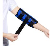 JTMKYO 1 coudière bleue - Protection des coudes - Stabilisateur de bras - Bande de renforcement du coude - Coudière élastique réglable - Soutien du coude pour le sommeil