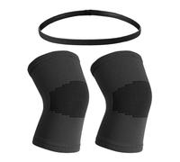 JTMKYO 1 paire de genouillères pour enfants et 1 bandeau, équipement de genouillère pour enfants, genouillères de volleyball, basket-ball, manches de genou