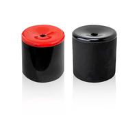 JTMKYO 2 pièces machine à péter, ensemble d'arcs, sifflet d'arcs, chigaisons, accessoires de scène d'avril, 4,5 x 4,4 cm, noir/rouge
