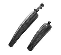 JTMKYO Lot de 2 garde-boue noirs pour vélo, garde-boue en plastique, accessoires de vélo, garde-boue pour VTT