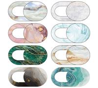 JTMKYO Lot de 8 housses de protection pour webcam, ordinateur portable, appareil photo de téléphone portable, cache caméra de confidentialité, couverture ultra fine pour appareil photo, couvercle de