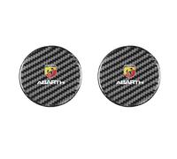 JTMLGDPA 2 Pièces Voiture Dessous de Verre pour Abarth 595 Pista 2018-2024,Porte Gobelet de Coaster Antidérapant Anti-poussière Tapis Isolés D'intérieur Accessoires
