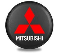 JTMLGDPA Housse Roue Secours de Voiture pour Mitsubishi Pajero Jr. 1995-1998,Housse de Pneu de Secours Antipoussière Imperméable Protections de Roue Décorer Accessoires,E-17in