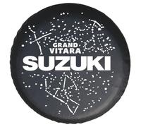 JTMLGDPA Housse Roue Secours de Voiture pour Suzuki Vitara (LY) 4.Gen 2015-2022,Housse de Pneu de Secours Antipoussière Imperméable Protections de Roue Décorer Accessoires,D-16in