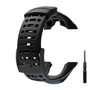 JTMM bracelet en caoutchouc souple de remplacement for Suunto Ambit 1/2 / 2S / 2R / 3 sport / 3 cycles / 3 picots - Bracelet de montre étanche de qualité supérieure 24 mm - Tournevis inclus