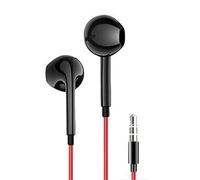 JTMM Écouteurs for Kindle Fire(Rouge) Intra-Auriculaires Téléphones cellulaires Android intelligents filaires pour TikTok