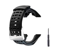 JTMM Kits de Remplacement de Bracelet de Montre Suunto Ambit, Bracelet de Montre en Caoutchouc Souple Accessoires Montre réglable pour Suunto Ambit 1/2 / 2S / 2R / 3 Sport / 3 Run / 3 Peak
