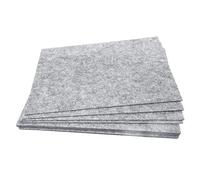 Jtnohx 2mm Feutrine Rigide, Feutrine Loisir Creatif 12 Pièces 17,78 x 28,8cm, Feuille de Feutre pour L'artisanat, Tissu de Feutre de Couleur (Gris)