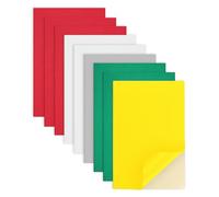 Jtnohx Feuilles de Mousse Eva Adhésives, 9 Pcs Eva Collante pour L’artisanat, 17.78×28.7cm Feuilles de Mousse avec Auto-adhésif, Doublure de Tiroir pour boîte à bijoux (Noël)