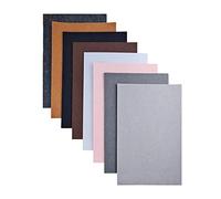 Jtnohx Feutrine Loisir Creatif, Tissu de Feutre 2 mm D'épaisseur, 8 Pièces 20x30cm Feuilles de Feutre Rigide, Feutrine de Couleur pour L'artisanat(Série Gris Marron)