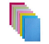 Jtnohx Feutrine Loisir Creatif, Tissu de Feutre 2 mm D'épaisseur, 8 Pièces 20x30cm Feuilles de Feutre Rigide, Feutrine de Couleur pour L'artisanat(Série rose bleu)