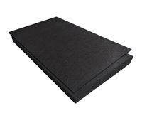 Jtnohx Feutrine, Tissu de Feutre 11 Pièces, Feutrine Loisir Creatif 17.78×28.7cm, Feuille de Feutre pour Couture (Noir)