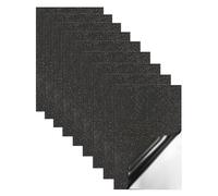 Jtnohx Mousse de Paillettes avec Auto-adhésif, Autocollants de Mousse Eva, Feuilles de Mousse pour L’artisanat, 9 Pcs 17.78×28.7cm Mousse de Paillettes Adhésive pour Projets d’artisanat (Noir)