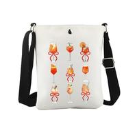 JTOUK Aperol Sac à bandoulière sur le thème du cocktail italien Cadeau d'été pour les amateurs de cocktails Aperol, Aperol Cb EU, 5.91 Inches ×8.27 Inches