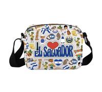 JTOUK Cadeau touristique nord-américain El Salvador Souvenir Cadeau El Salvador Sac à bandoulière salvadorien, El Salvador Hkb Eu, 24cm*18cm*8cm
