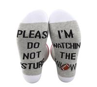 JTOUK Chaussettes avec inscription « Please Do Not Disturb I'm Watching The S », Watching the Seahawks EU, One Size Tall