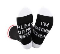 JTOUK Chaussettes de football avec inscription « I'm Watching The Football » - Cadeau pour amateur de football, Chaussettes Arse EU, Taille unique