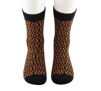 JTOUK Chaussettes d'horreur inspirées du film d'horreur - Cadeau d'Halloween - Cadeau pour les amateurs de films effrayants, Overlook Hotel Carpet EU, One Size Tall