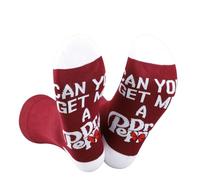 JTOUK Chaussettes pour amateurs de boissons gazeuses au caramel, Get Me Dr P EU, Taille unique
