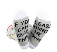 JTOUK Chaussettes sur le thème du champagne pour les amateurs de champagne, Bring Me Champagne EU, One Size Tall