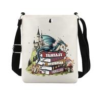 JTOUK Fantasy Romance Reader Sac à bandoulière féministe Cadeau fantaisie FDT Merch lecteur politique cadeau, Fdt Cb UE, 8.27 Inches ×6.5 Inches × 0.79 Inches