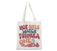 JTOUK Formula1 Sac fourre-tout cadeau sport automobile Cadeau de course sur le thème du pilote de voiture Cadeau d'équipe de course Cadeau pour les amateurs de sport de course, Formul1 Tote EU, 13.78