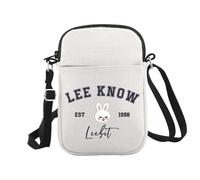 JTOUK Korean Pop Gift K-Pop Group Merch Kpop Boys Group Est 1998 Leebit Sac à bandoulière K-Pop Cadeau pour les amateurs de musique, 1998leebit Cr Eu, 5.91 Inches ×8.27 Inches