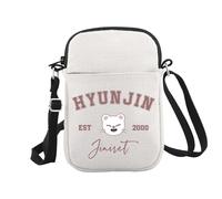 JTOUK Korean Pop Gift K-Pop Group Merch Kpop Boys Group Est 2000 Jiniret Sac à bandoulière K-Pop Cadeau pour amoureux de la musique, 2000jiniret Cr Eu, 5.91 Inches ×8.27 Inches