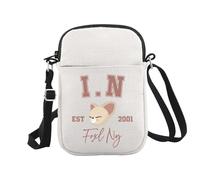 JTOUK Korean Pop Gift K-Pop Group Merch Kpop Boys Group Est 2001 Foxl.Ny Sac à bandoulière K-Pop Cadeau pour les amateurs de musique, 2001foxl Cr Eu, 5.91 Inches ×8.27 Inches