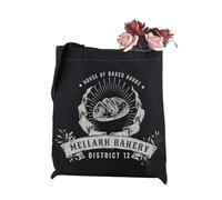 JTOUK Mellark Bakery House of Baked Goods District 12 Sac fourre-tout inspiré de la série THG, House of Baked Tote EU, 13.78 inch x 14.96 inch, Large