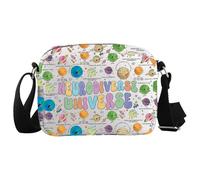 JTOUK Neurodiverse Universe Sac à bandoulière pour sensibilisation à l'autisme Cadeau d'acceptation de l'autisme Cadeau d'éducation spéciale, Neurodiverse Hkb UE, 8.27 Inches × 5.91 Inches × 0.79