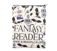 JTOUK Romantasy Roman Fantasy Reader Sleeve Book Lover Gift Bookish Gift Reading Gift For Her (Fantasy Reader BSL EU)