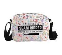 JTOUK Sac à bandoulière à coudre « If You See A Ripper Now Is Not A Good Time » - Cadeau amusant pour couettes, Ripper Hkb EU, 8.27 Inches × 5.91 Inches × 0.79 Inches