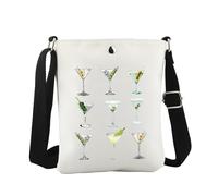 JTOUK Sac à bandoulière Dirty Martini pour enterrement de vie de jeune fille, cocktail, fête, cadeau pour amateur de cocktail, Dirty Martini Cb Eu, 5.91 Inches ×8.27 Inches