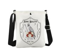 JTOUK Sac à bandoulière inspiré de l'histoire britannique - Cadeau de théâtre musical pour les fans de théâtre et de théâtre, Fleur Oiseau Cb Eu, 8.27 Inches ×6.5 Inches × 0.79 Inches