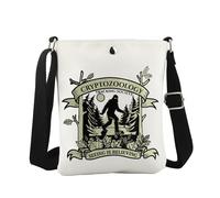JTOUK Sac à bandoulière inspiré des monstres mystérieux cadeau biologiste créatures cryptides cadeau pour les amateurs de monstres, Is Believing Cb Eu, 8.27 Inches ×6.5 Inches × 0.79 Inches