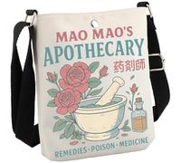 JTOUK Sac à bandoulière inspiré du manga japonais - Cadeau pour l'apothicaire de Maomao, Apothicaire Cb Eu, 8.27 Inches ×6.5 Inches × 0.79 Inches