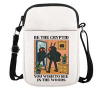 JTOUK Sac à bandoulière Mothman Cryptid Creature Cadeau Mothman Lover Cadeau Be The Cryptid You Wish To See Kawaii Retro Anime, Be the Cryptid Cr Eu, 5.91 Inches ×8.27 Inches