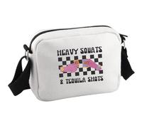 JTOUK Sac à bandoulière pour entraînement personnel de musculation, haltérophilie, gym, squats lourds et coups de tequila, Squats lourds HKB UE, 5.91 Inches ×8.27 Inches