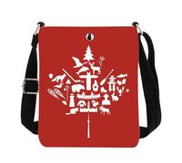 JTOUK Sac à bandoulière pour la fête du Canada, cadeau d'amant canadien, marchandises de voyage au Canada, cadeau de pendaison de crémaillère, Canada Cb UE, 8.27 Inches ×6.5 Inches × 0.79 Inches