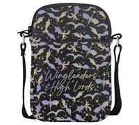 JTOUK Sac à bandoulière pour les fans de Dragon Rider - Cadeau idéal pour les amateurs de livres, High Lords Cr Eu, 5.91 Inches ×8.27 Inches