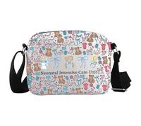 JTOUK Sac à bandoulière pour unité de soins intensifs néonatals Nicu - Cadeau pour infirmière néonatale - Cadeau de semaine d'infirmière, Néonatal intensif Hkb UE, 8.27 Inches × 5.91 Inches × 0.79