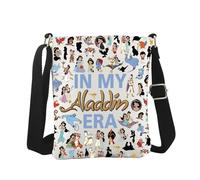 JTOUK Sac à bandoulière sur le thème des contes de fées pour les fans de dessin animé, Aladdinera Cb Eu, 6.5 Inches ×8.27 Inches