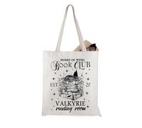 JTOUK Sac fourre-tout ACOTAR inspiré de la maison du vent du club de lecture Valkyrie pour les amateurs de livres, House of Wind Tote Eu, 13.78 inch x 14.96 inch, Large