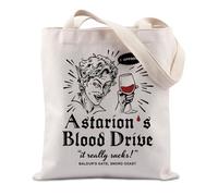 JTOUK Sac fourre-tout Astarion's Blood Drive It Really Sucks pour jeux vidéo amusants pour les amours, anniversaire, Noël, Sac fourre-tout Blood Drive EU, 13.78 inch x 15.75 inch, Large